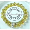 Topaz Round bead bracelet